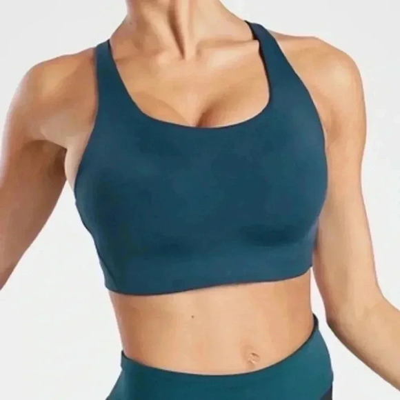Athleta Advance Bra Blue Size 34 DD - Picture 1 of 4